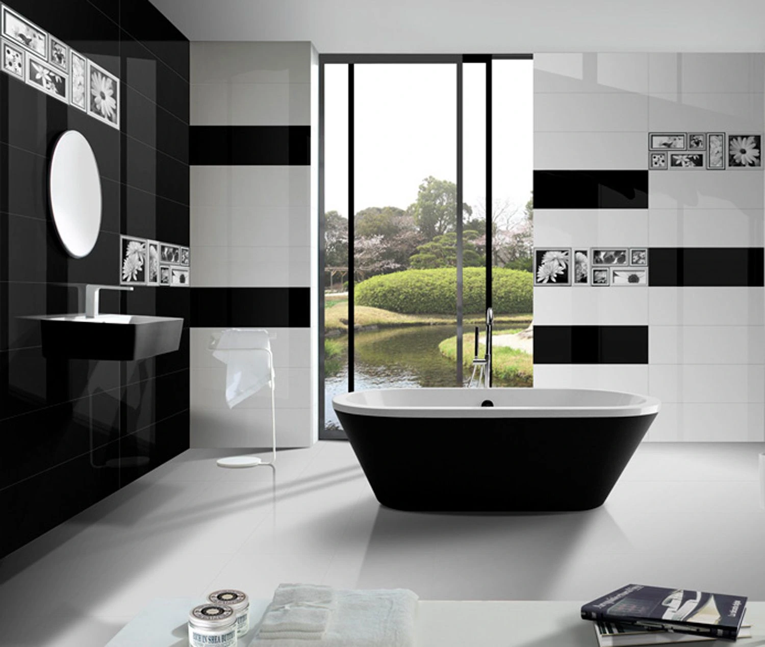 Monochrome Decorative Wall Tiles